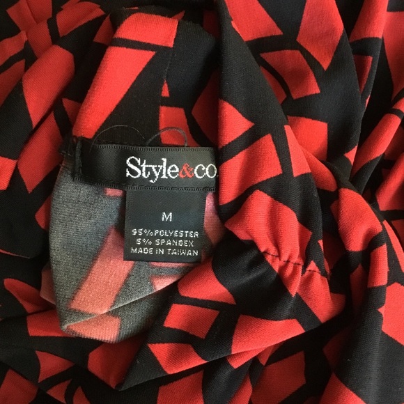 Style & Co Long Sleeve Top SZ - M - Picture 5 of 5